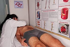 erection in front of nurse leads to rough sex