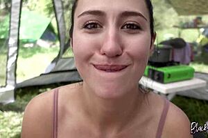 risky camping thrill while unseen