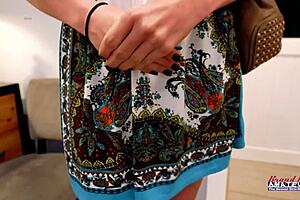 Horny Brunette Shelly Rubs Her Pussy With A Sex Toy And Gives A Bj?