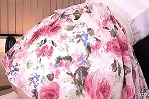 Sexy Step-Mom With Long Nipples Seduces Boy To Uncensored Creampie Fuck At Holiday Trip