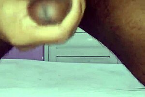 Hot Young 18+ Cock Performs Solo Hand Job