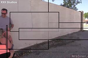 wife fucks in hubbys friend in public