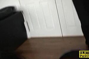 Bigtitted Brit Sub Humiliated by Maledom!