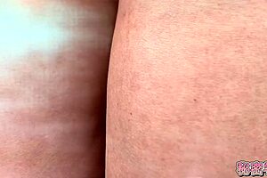 I masturbatin in miniskirt boots polka dot panties