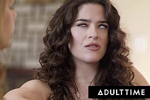 adult time victoria voxxx meets serbian babe cherry kiss for sensual pussy licking session