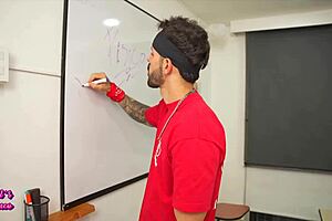 When I Get Home Late I Meet A New Teacher With A Very Big Cock That Makes Me Enjoy Pleasure In The Classroom