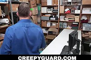 Creepyguard - Curvy Thief Amilia Onyx Stripped Searched And Fucked By The Lp Officer