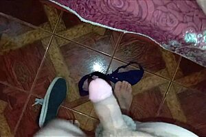 I'm alone with her, catch her rubbing my cock against her big ass?