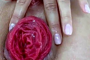 Destroyed anal juicy prolapse asshole close up play