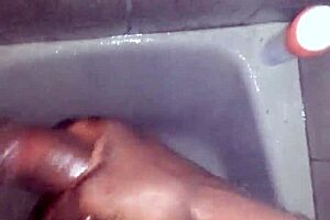 Jerking off in the shower!