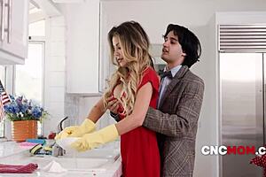 Young husband uses milf wife freely.