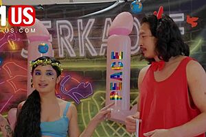 Jerkaoke - Whitney Wright And Leo Vice Fuck Each Other And Play Games