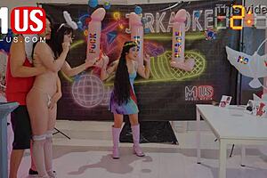 Jerkaoke - Whitney Wright And Leo Vice Fuck Each Other And Play Games