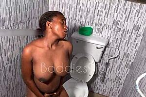 sexy pregnant model's moans echo during hot sex