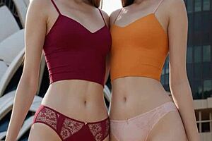 Look at those cute lesbians in underwear!