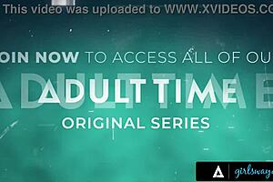 girlsway - horny babes surprise pawg whitney wright with rough strap-on gangbang