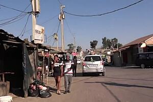 Thick Black BBW Fucked in Ghetto Toilet