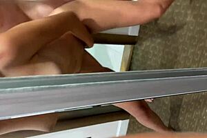 I had a quick mirror fuck with my ex girlfriend