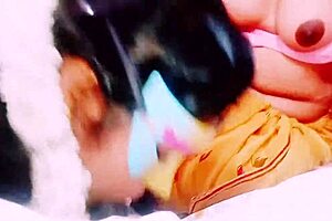 desi threesome with dual blowjob and hardcore fucking