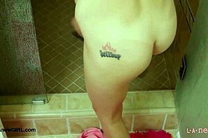 Sweet teen 18+ blonde shows her sexy body in the bath