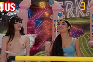 Jerkaoke - Whitney Wright And Leo Vice Fuck Each Other And Play Games