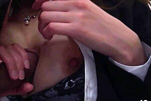 Suck My Small Cock, Japanese Secretary, At The Public Toilet