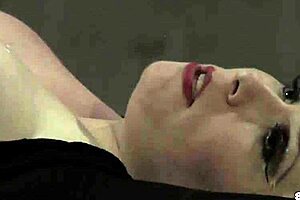 struggling whore gets suspended and humiliated with bondage and spanking