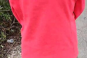 Puta Enseñando El Culo Y Tetas En Carretera Pública Mexicana