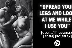 He dominates his girlfriend in the forest bdsm roleplay asmr porn for women