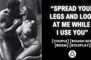 He dominates his girlfriend in the forest bdsm roleplay asmr porn for women