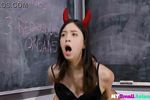 little asian amber angel in devil in disguise