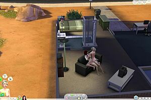 The Sims 4 Features A Lesbian Strapon Scene With Dildo Toys And Mommy Roleplay