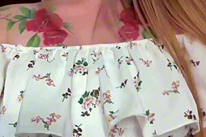 Very Beautiful Natural Cute Amateur Girl Uses Fingers On Her Body In Homemade Video.