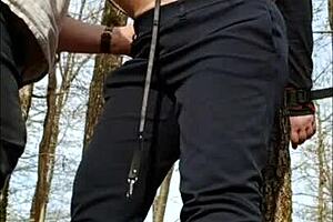 Esclave Bound in Forest Bondage and Submission