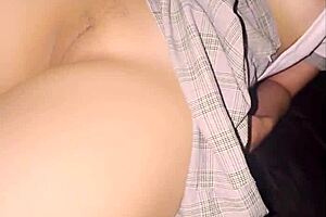 The shy Latina nerd turns bold after school, devouring cock in homemade video