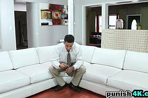 Punish Teen Ally Berry's Shaved Pussy