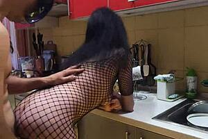 alluring kitchen intimacy