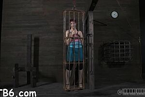 four beauties inside petite 18+ cage