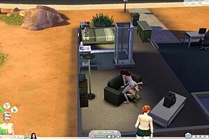 The Sims 4 Features A Lesbian Strapon Scene With Dildo Toys And Mommy Roleplay