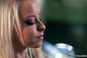 I give a slippery wet erotic blowjob, feeling every inch