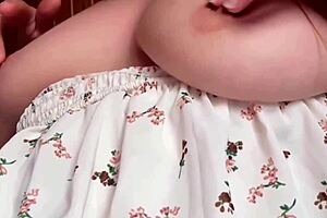 Very Beautiful Natural Cute Amateur Girl Uses Fingers On Her Body In Homemade Video.