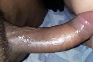 Black guy fucks neighbor's ass bareback pushing 24cm deep