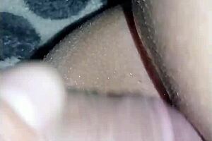 The young woman was left alone softly.