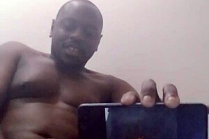 Feeling intense pleasure watching ebony solos while testing my new phone's quality.