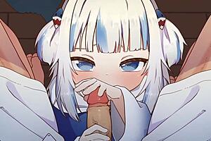 Mountainhan compilation of hentai blowjobs