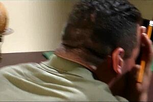 Next He Places Her Legs Behind Her Head