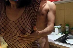 alluring kitchen intimacy