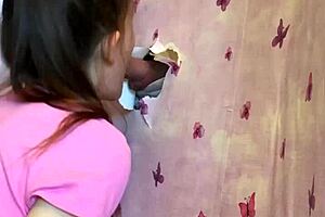 BLOWJOB Through The WALLS!