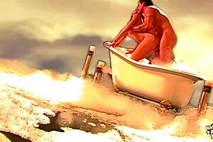 Slut gets kissed pussy eaten and ass pounded passionately