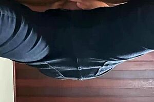 blonde woman cheats on husband with stranger's anal at bar